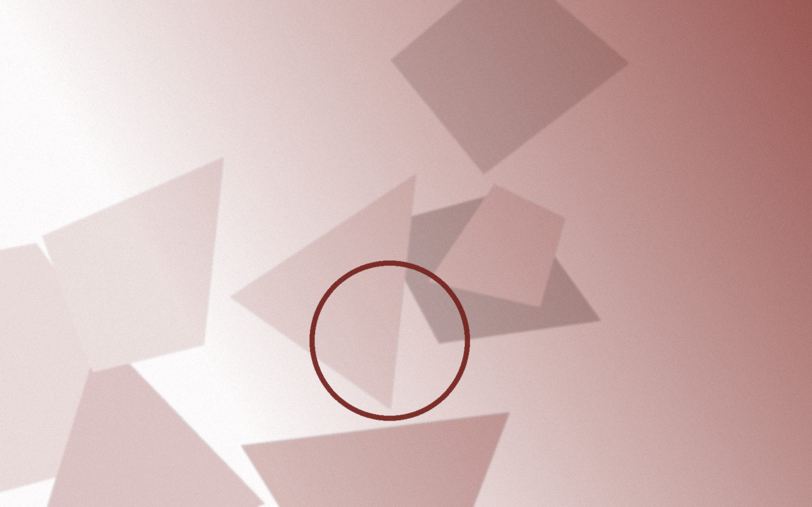 Abstract brand-toned composition representing a systems implementation project