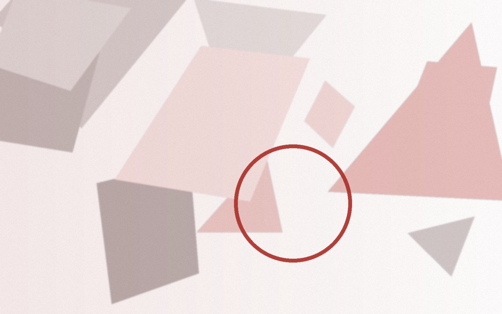 Abstract brand-toned composition representing the Open Pattern Group service delivery process